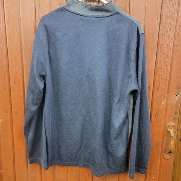 Reebok Columbus Blue Jackets NHL Quarter Zip Pullover Long Sleeve Blue Sz Medium - Picture 7 of 9